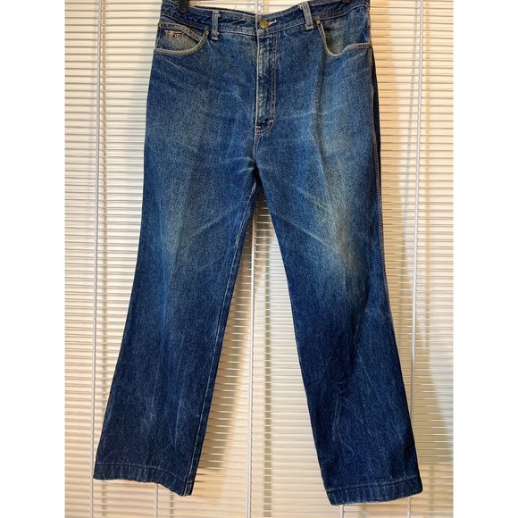 RARE Sergio Valente Jeans, Men's, Vintage 80s, Indigo Blue, Great Condition